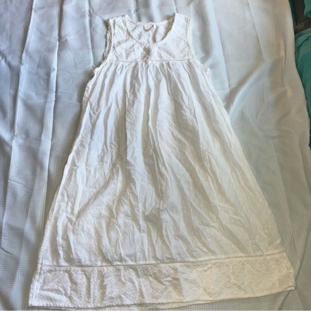 Shabby Chic White Midi Dress